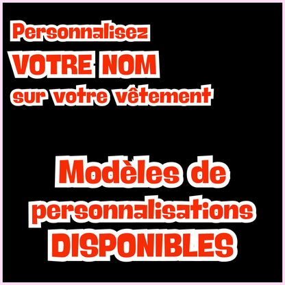 Personnalisez Votre Nom - Vêtements + Ajouts D'images Possibles