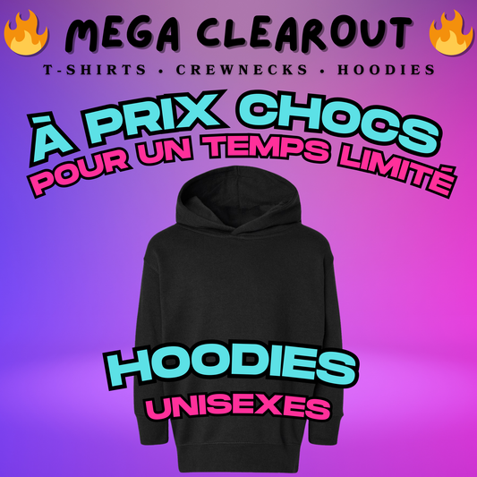 HOODIES UNISEXES PERSONNALISÉS