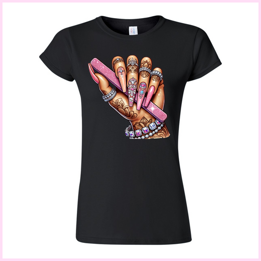 T-Shirt Pour Femmes - Nails Tech Buff