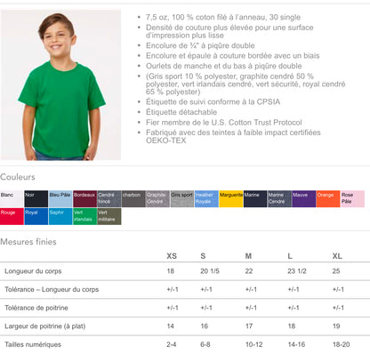 Bébés & Enfants (6 Mois à XL) - T-Shirt Personnalisé