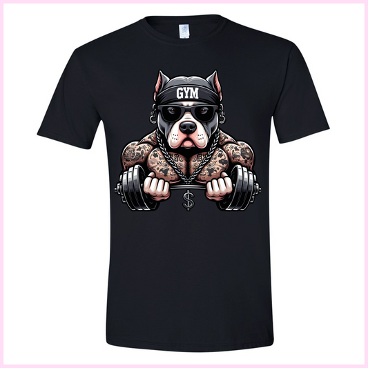 T-Shirt Pour Hommes - Black Pit Gym