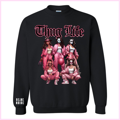 Crewneck Unisexe - Thug Life Halloween Girls