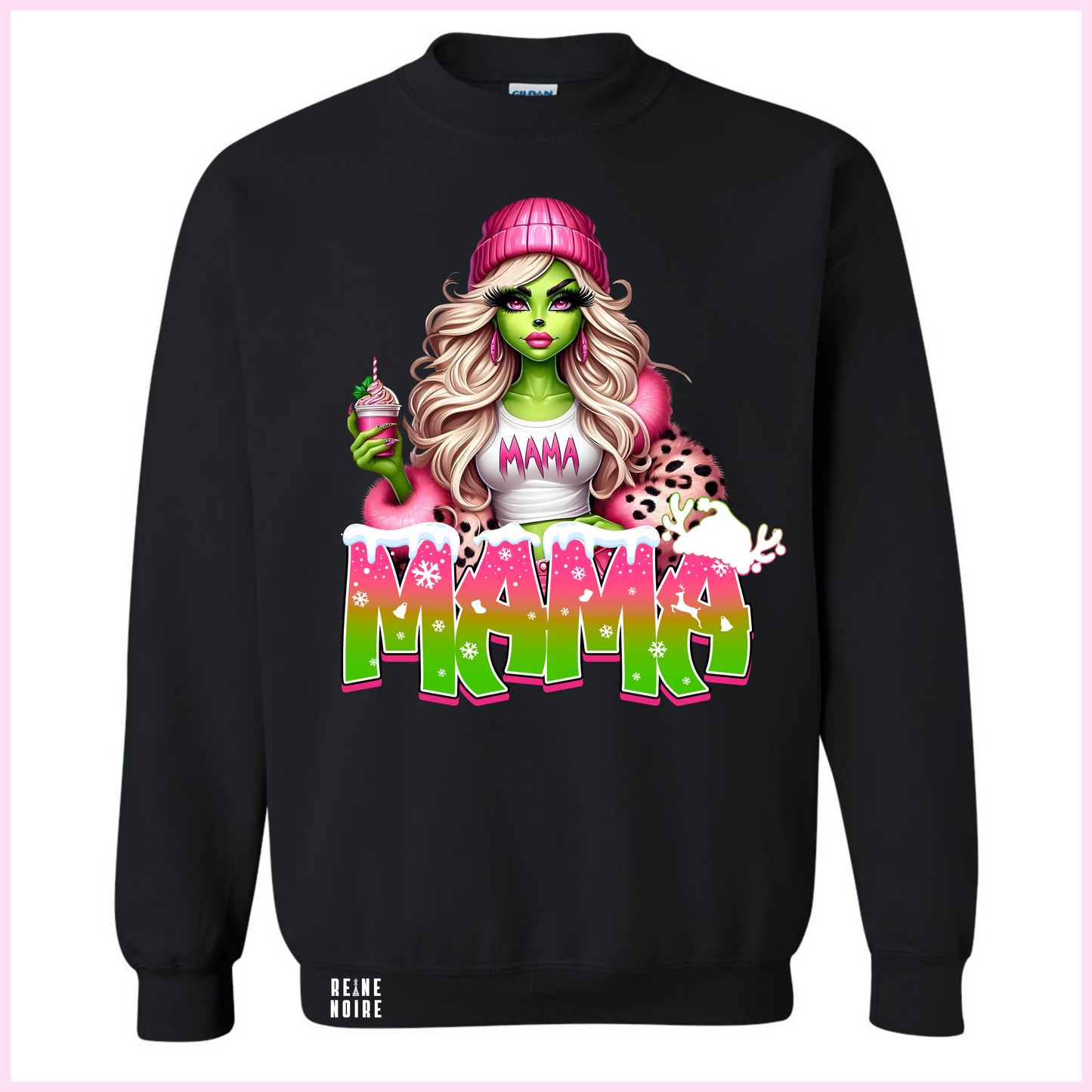 Crewneck Unisexe - Grinchette - Ajouts D’enfants Possibles