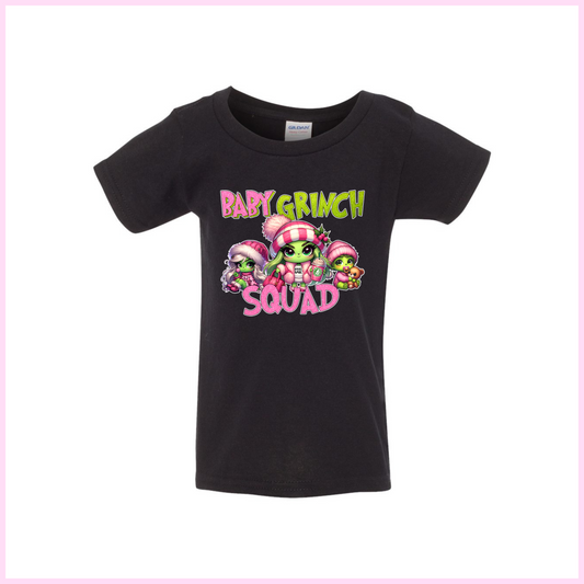 T-Shirt Unisexe - Enfants - Baby Grinch Squad