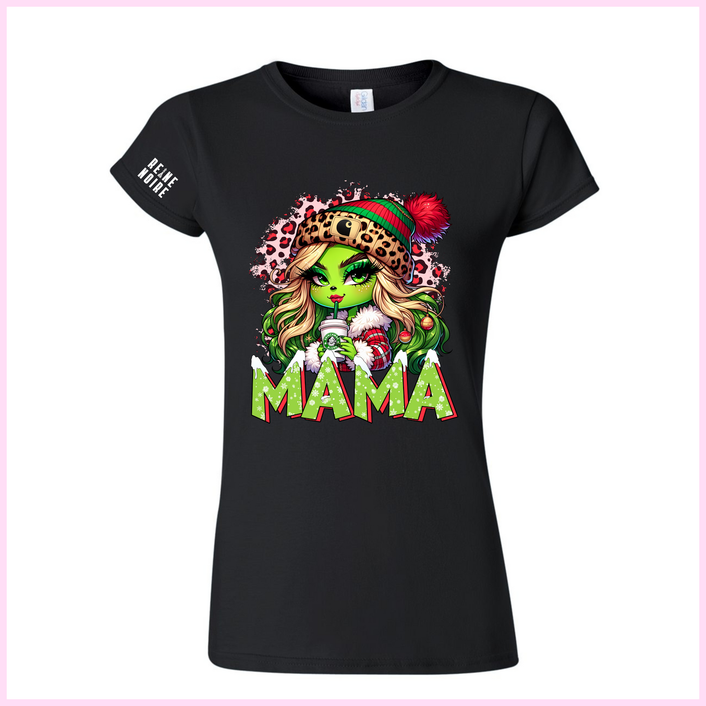 T-Shirt Pour Femmes - Mama Grinchmas