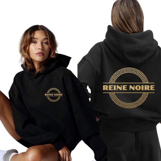 Coton Ouaté Unisexe - Reine Noire Officielle - Round Médusa