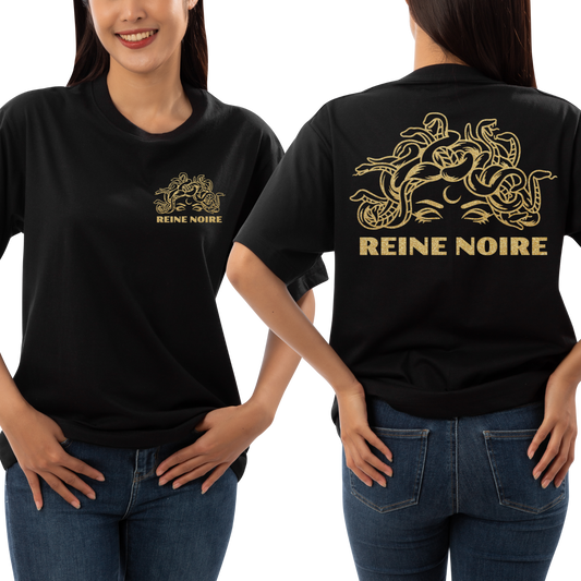 T-Shirt Pour Femmes - Reine Noire Officielle - Demi Médusa