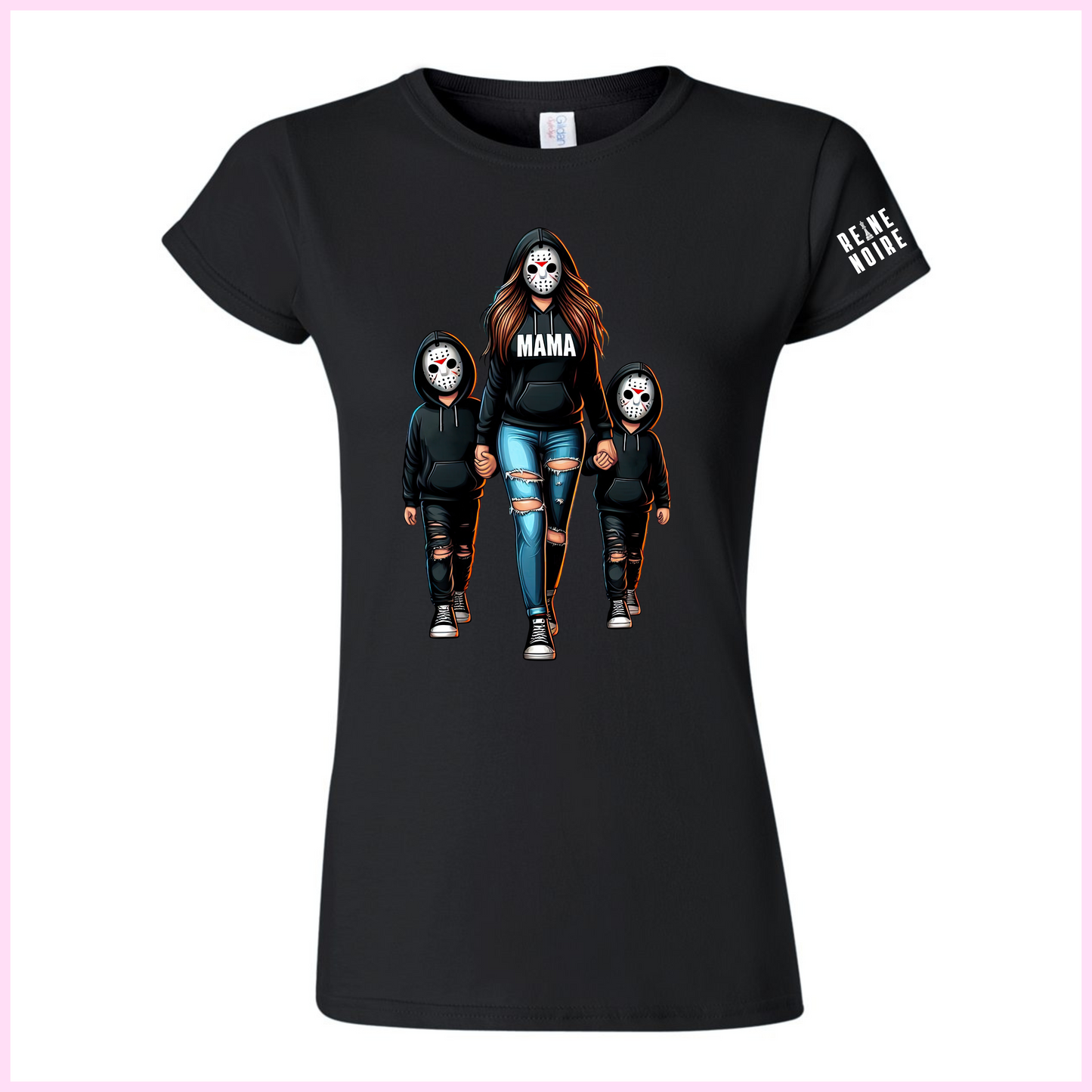 T-Shirt Pour Femmes - Halloween Mama & Enfants